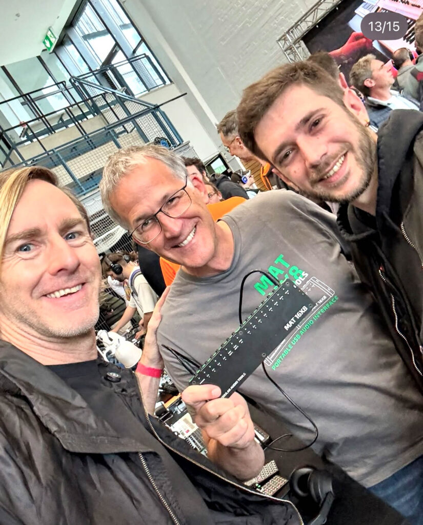 Meeting Richie Hawtin at our booth